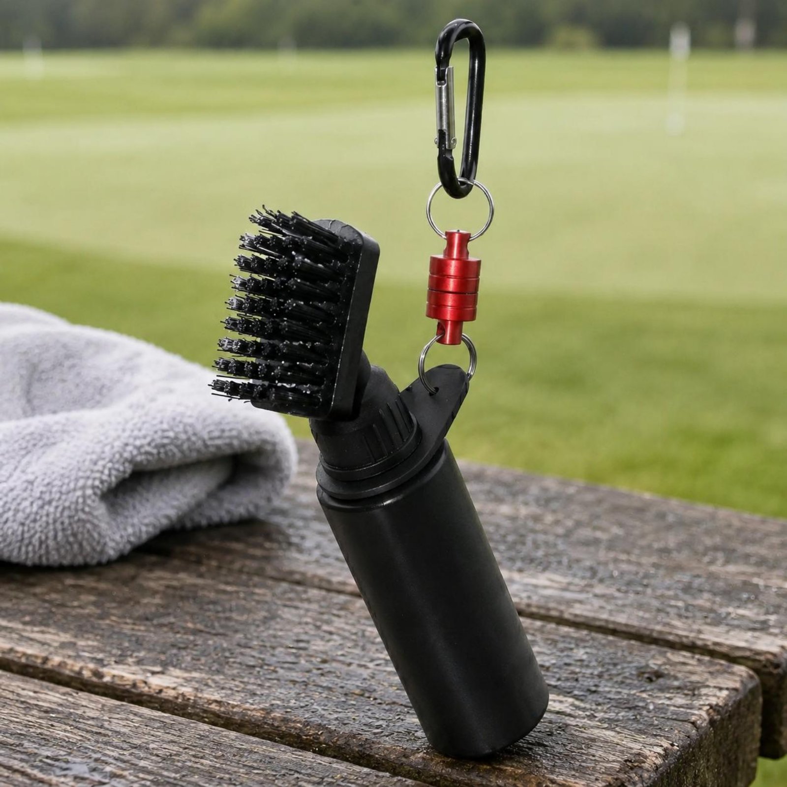 Golf Equipment Brands - Cepillo de golf portátil con pulverizador