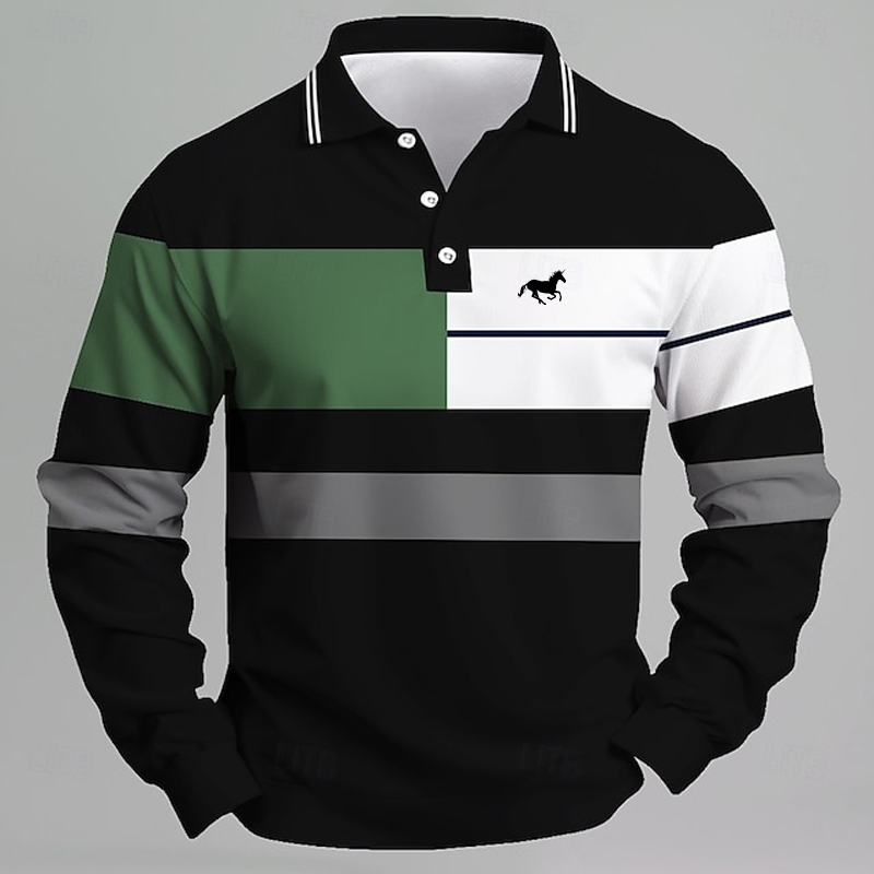 Golf Equipment Brands - Polo con logo de unicornio estampado