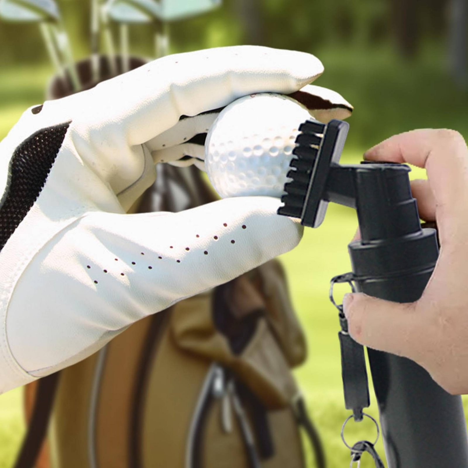 Cepillo de golf portátil con p - Golf Equipment Brands reseña y precio