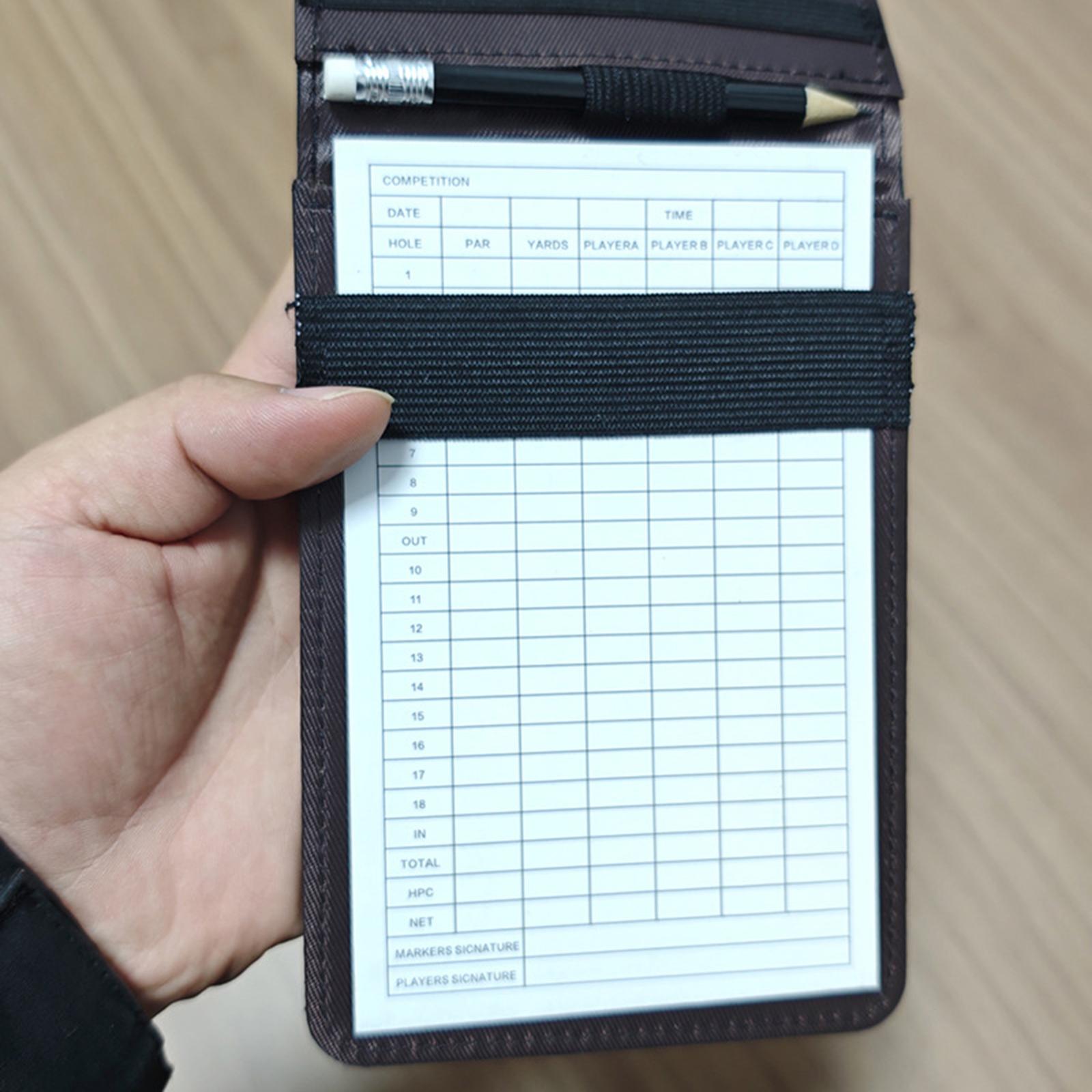 Cuaderno de Puntuación de Golf - Golf Scorecard Holder reseña y precio