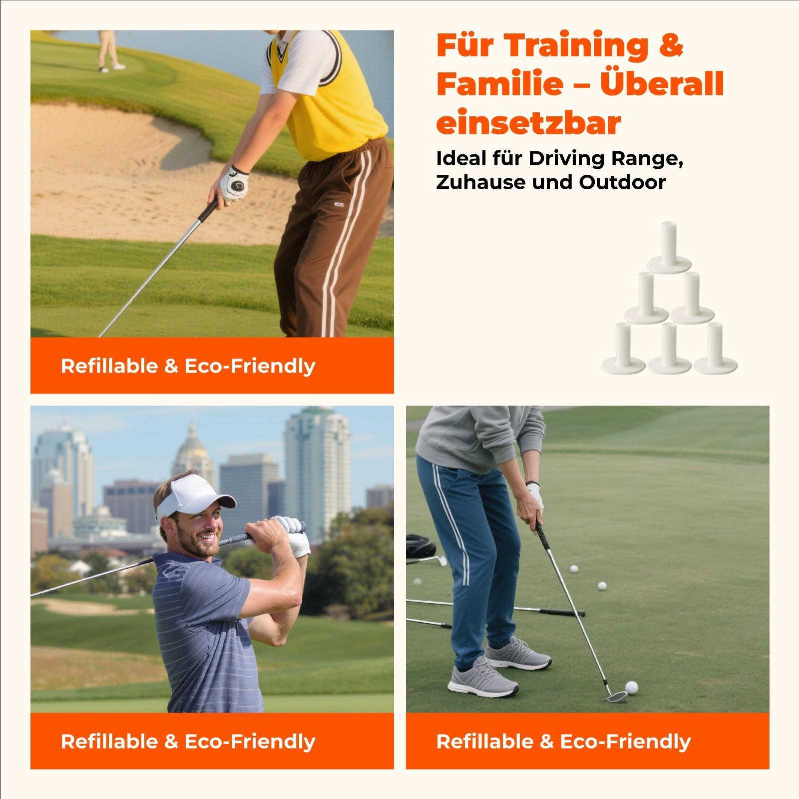 Tees de golf de goma de alta c - Golf Ball Premium reseña y precio
