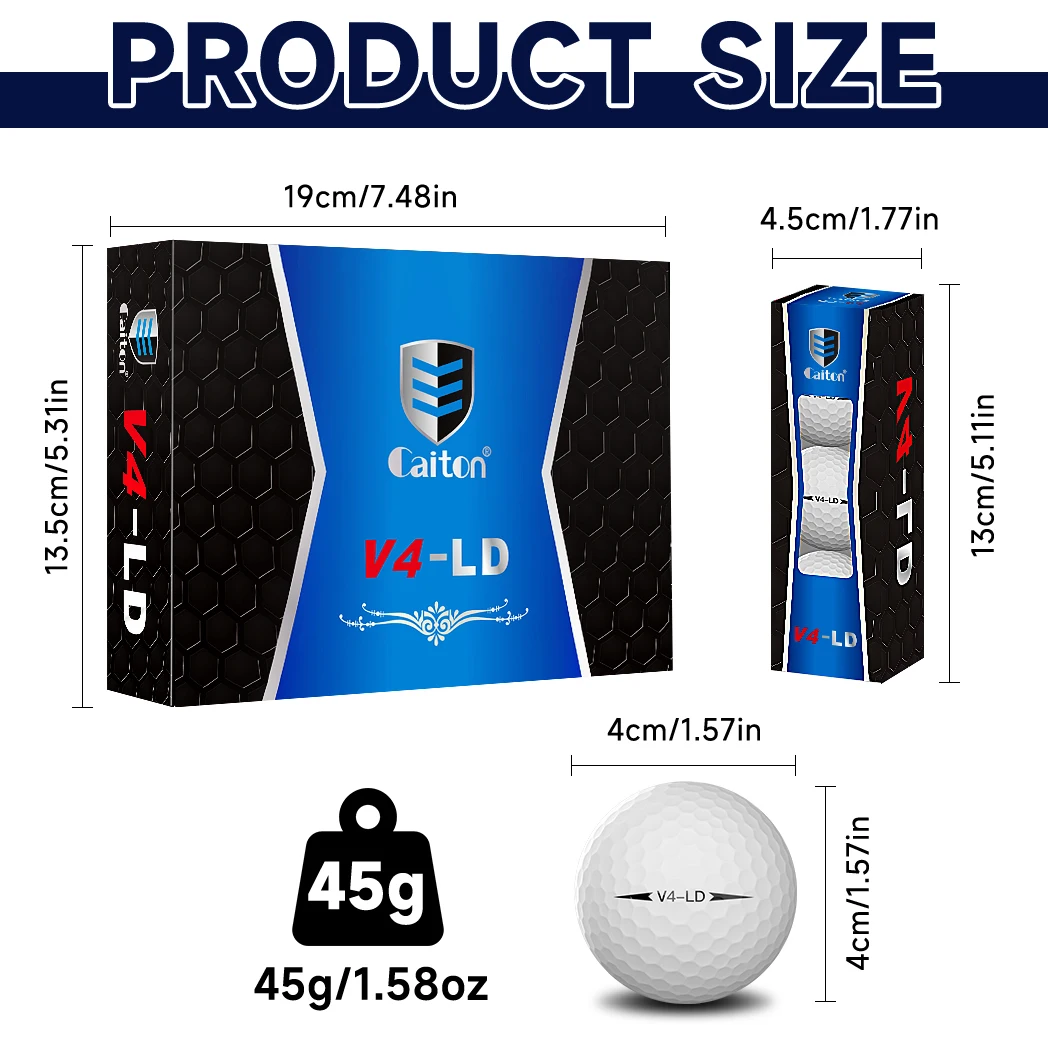 Caiton Pelotas de golf profesi - Golf Ball Premium reseña y precio